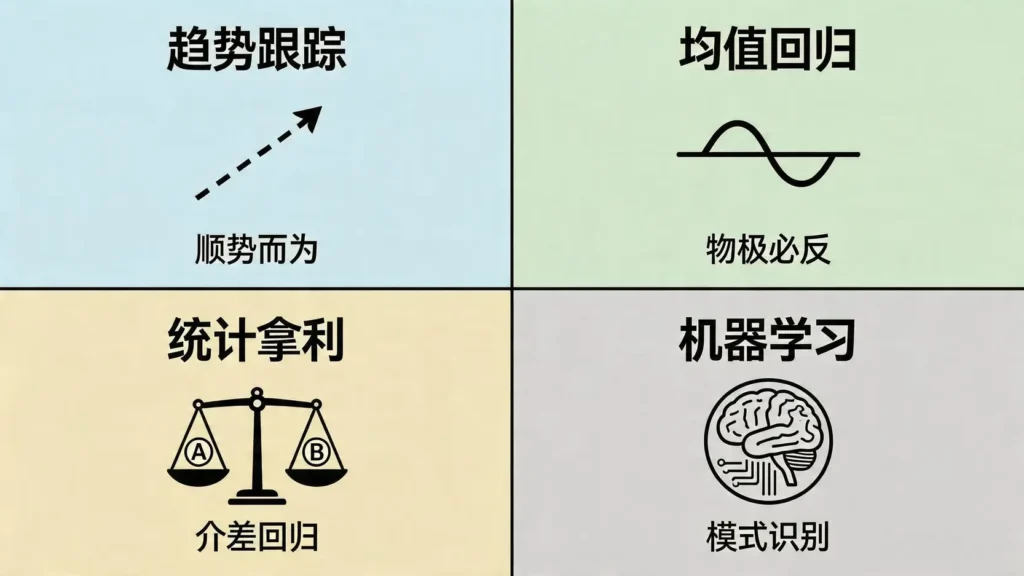 copertina-10914-2 四种主流黄金量化交易策略模型对比信息图",caption:"不同市场环境适用不同的量化策略模型。",desc:"采用信息图表的形式,将四种主流黄金量化策略的核心逻辑、适用市场和特点进行并列对比,帮助读者建立清晰的框架,快速区分并理解各个模型的不同之处。",image_id:"{{ $json.postid }}-2