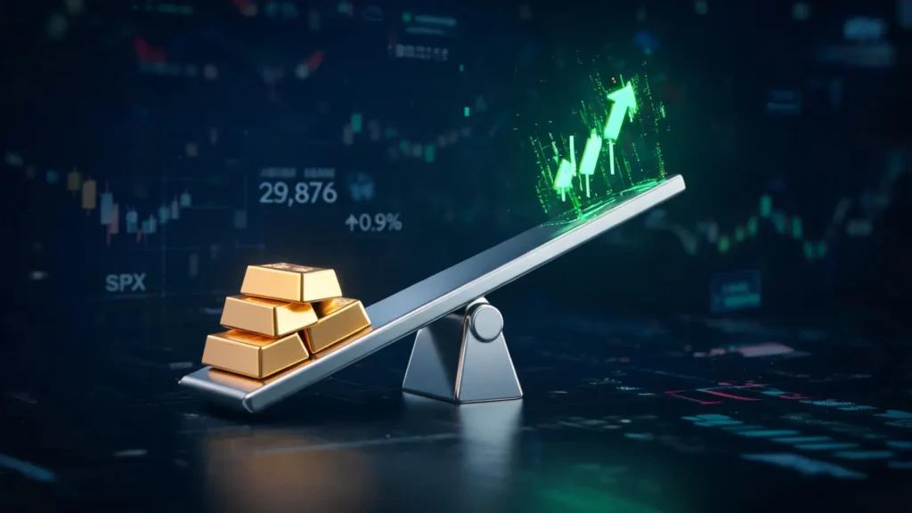股票和黄金有什么关系?深度剖析避险逻辑与2026年资产配置指南