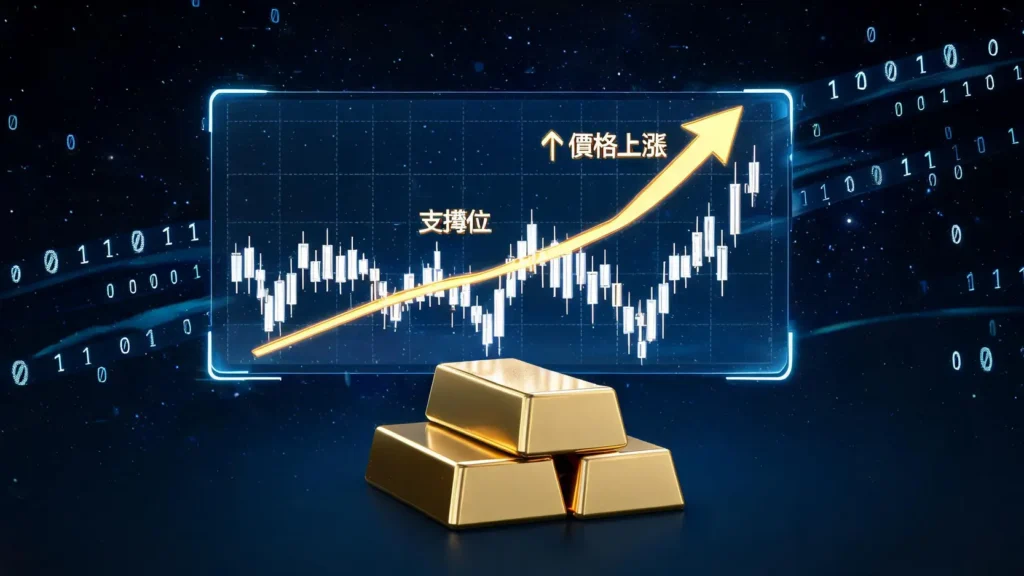 黄金趋势线怎么看?一根线教你精准判断金价涨跌方向