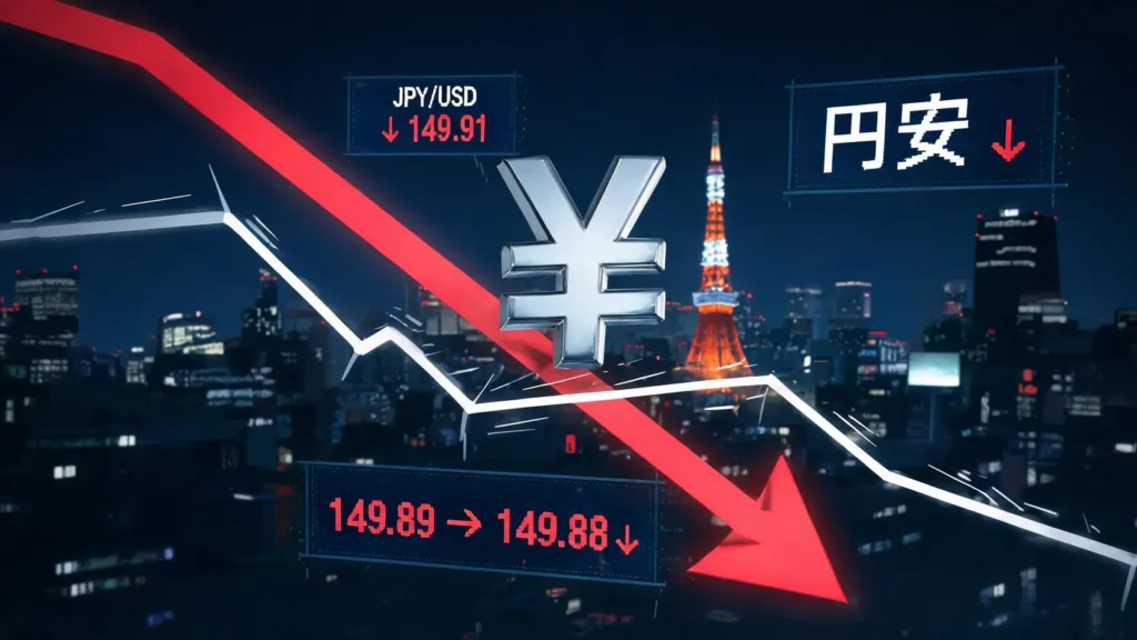 深度解析日元跌不休的三大根本原因:从失控的美日利差到日本经济结构性逆差