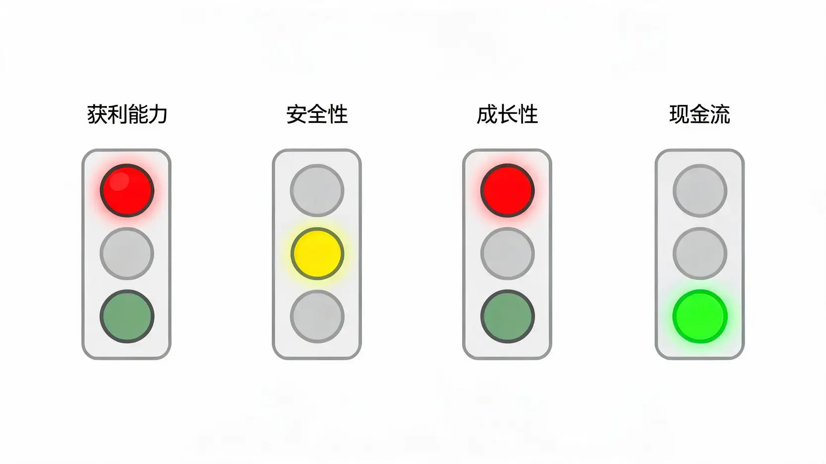 久正光电基本面四灯号健康诊断图