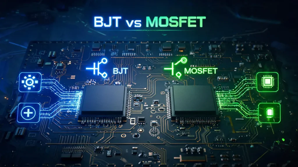 BJT与MOSFET终极指南:从原理、特性到应用场景全面比较