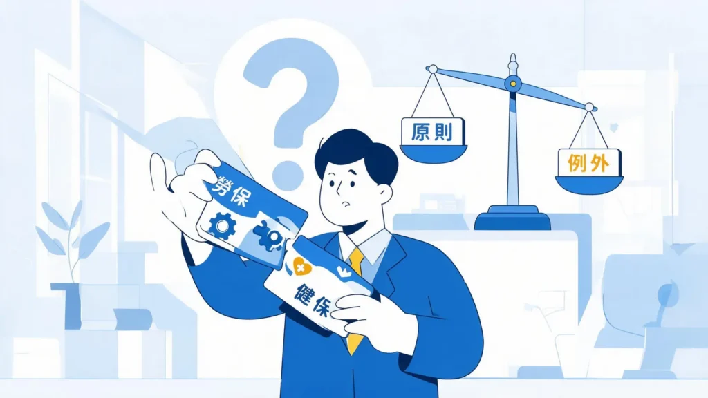 可以只投劳保不投健保吗?原则不行但有例外!3种情况全解析